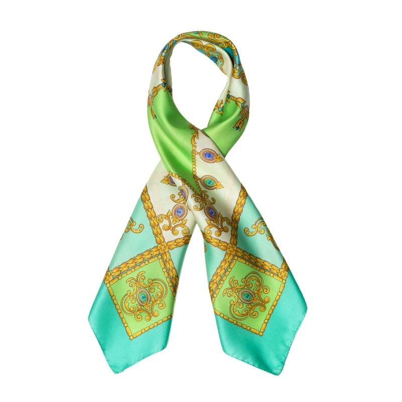 Jewelry Turcoise Silk scarf