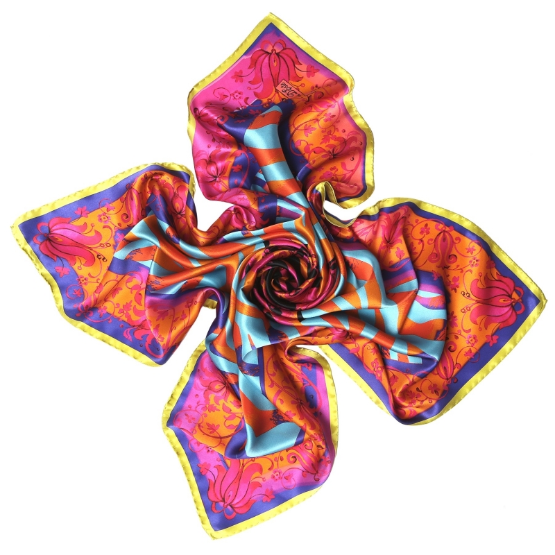 Esarfa matase Gipsy Magic fucsia