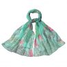Silk shawl georgette Laura Biagiotti Tokio spring turcoise
