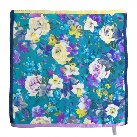 Esarfa matase Moments Like This Blue