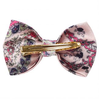 Colonial Rose bow clip