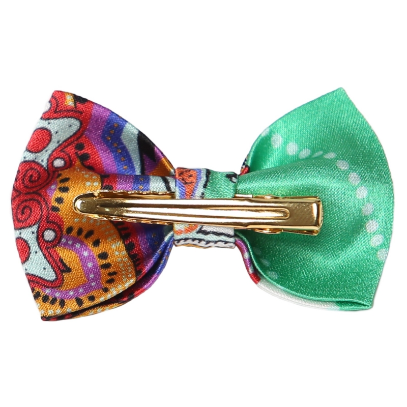 City Rainbow bow clip