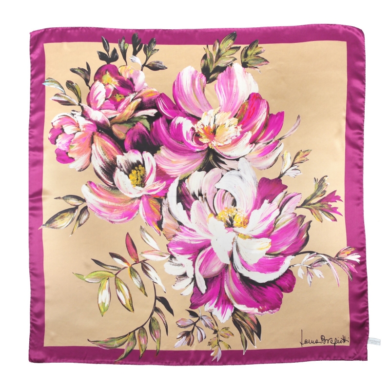 Je ne sais qui Marsala silk scarf