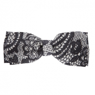 Fundă dublă clamă mică Black Lace 