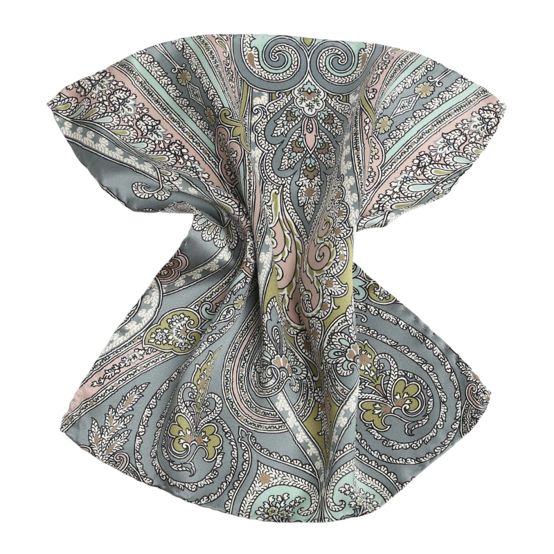 My Privilege Olive Silk Pocket