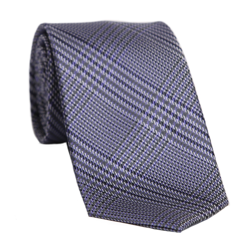 L. Biagiotti silk tie English Tea purple reflection