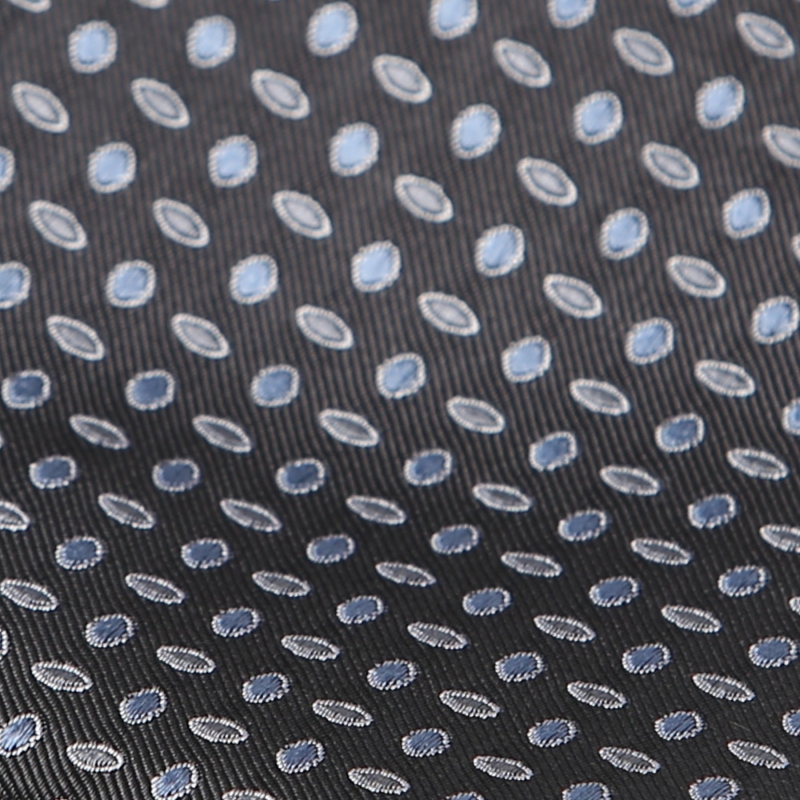 L. Biagiotti silk tie Milano green and grey pattern