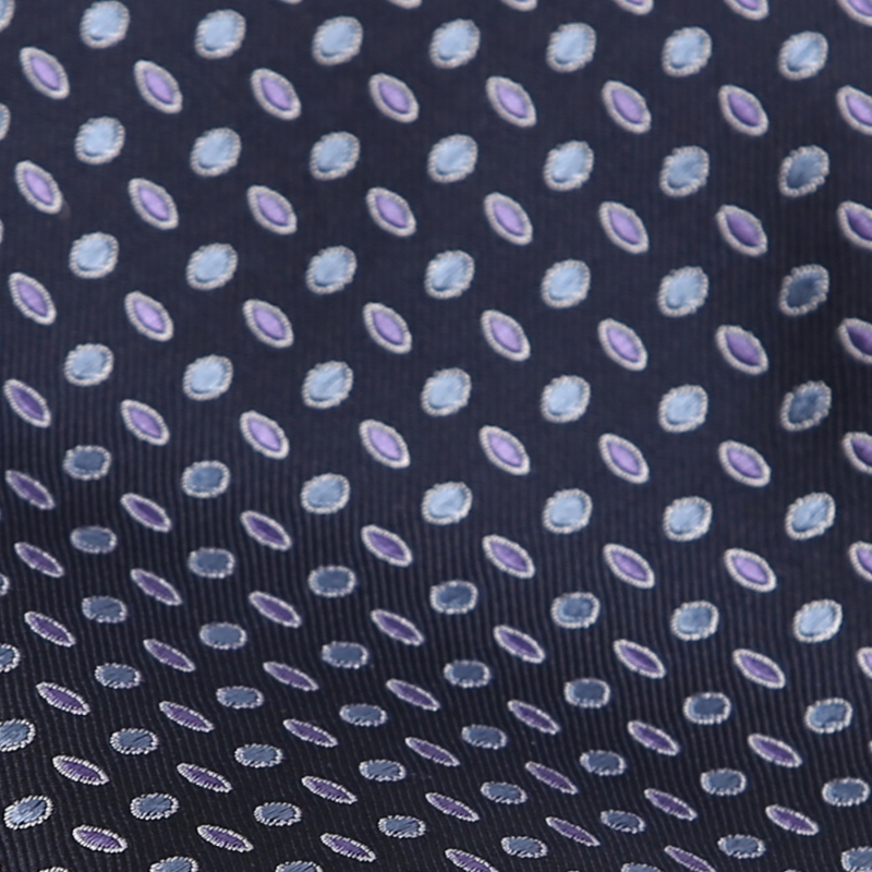 L. Biagiotti silk tie Milano navy pattern