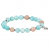 Amazonite and Sunstone bracelet