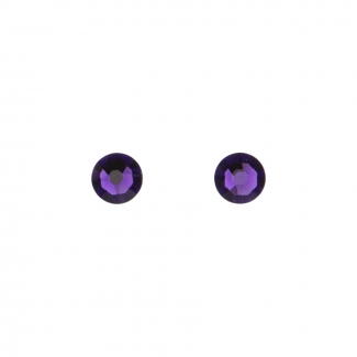 Cercei argint Swarovski Purple Velvet