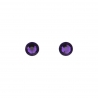 Cercei argint Swarovski Purple Velvet