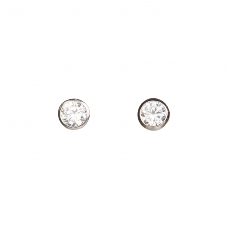 Zirconia Briliant Look silver earrings