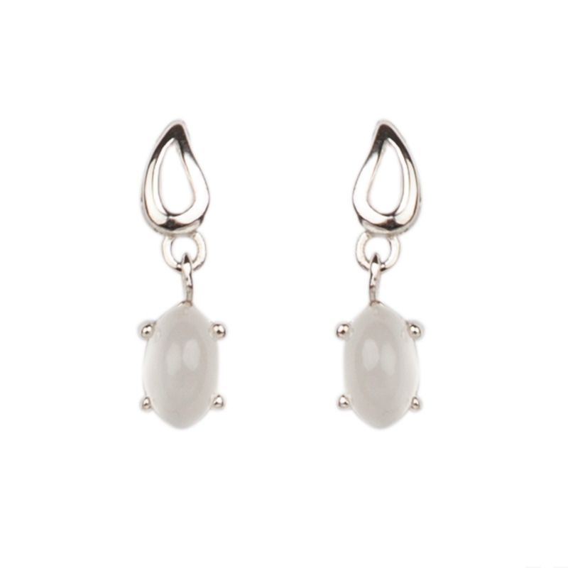 Moon Stone High Quality silver earrings
