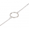 Zirconia Full Life silver bracelet