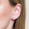 Zirconia Briliant Look silver earrings