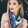 Solitude blue Silk scarf