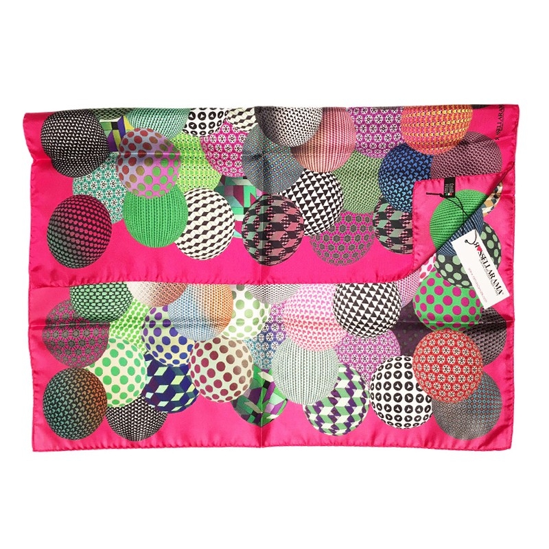 Esarfa matase RR 70 Palline Pink