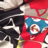 RR Boresette Red silk scarf