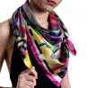 RR Argyle Multicolored silk scarf