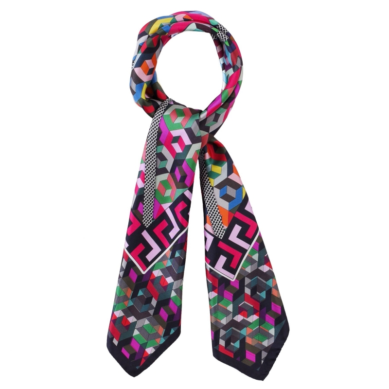 RR Vasareli pink silk scarf