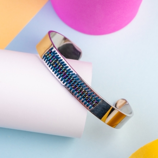  Miyuki Navy Stainless steel bracelet