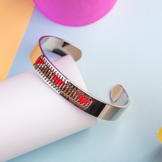 Miyuki Mix Stainless steel bracelet