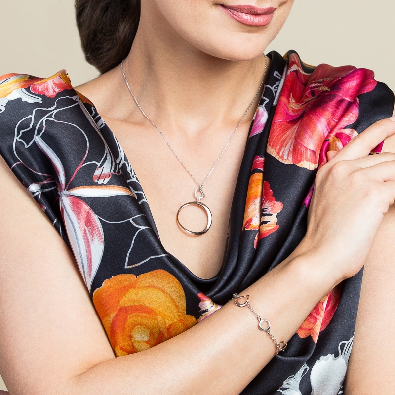 Silver necklace Urban Mood