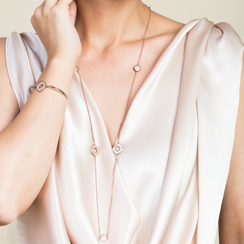 Silver necklace Prestige