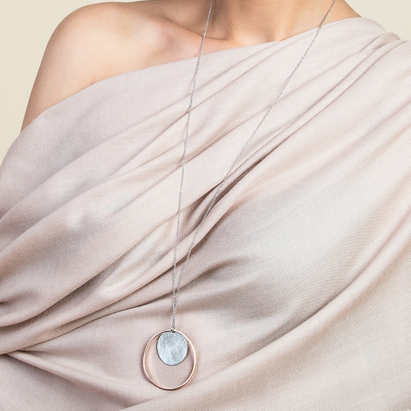 Silver necklace Dream Big