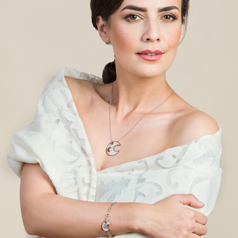 Bratara argint Lucky Moons