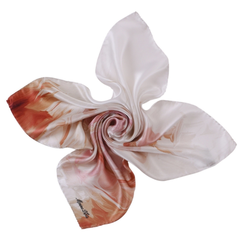Sweet Touch nude silk scarf