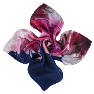 Sweet Touch rose silk scarf