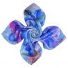 Orchid Dream blue silk scarf