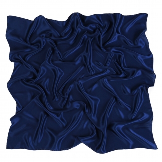 Navy L. Biagiotti silk scarf