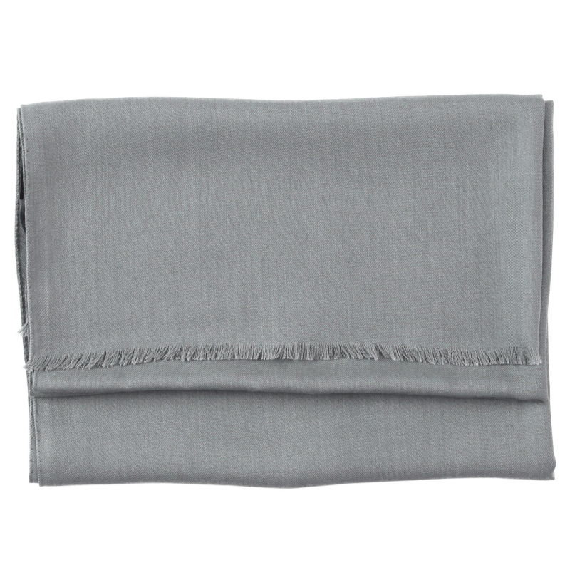 Esarfa matase, casmir si lana Mila Schon Special grey