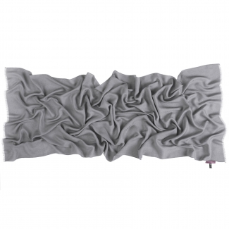 Esarfa matase, casmir si lana Mila Schon Special grey