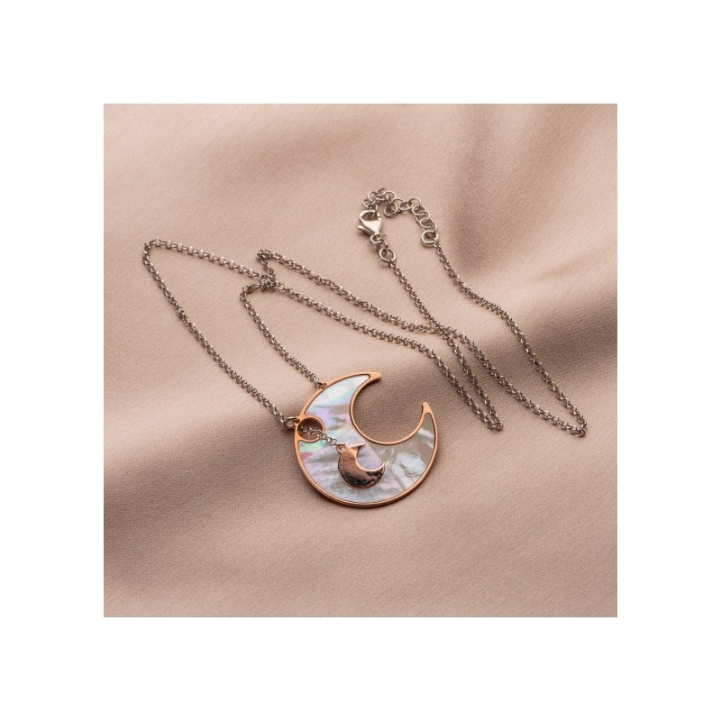 Gift: Silver necklace and earrings Orbital Galaxy