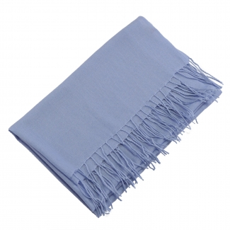 Wool Scarf Mila Schon pale blu