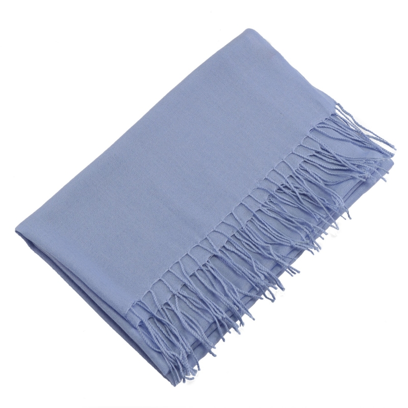 Wool Scarf Mila Schon pale blu
