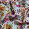 Silk scarf Essence of Summer turcoaz