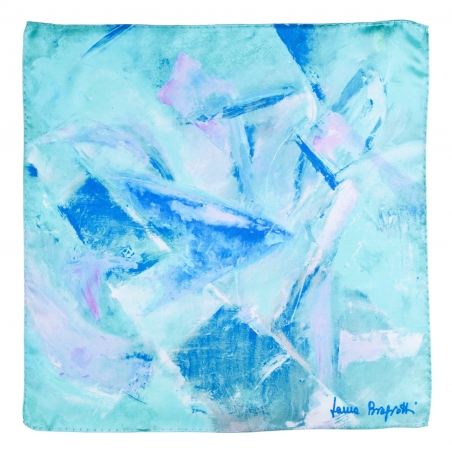 Silk scarf First Moment turcoise
