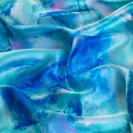 Silk scarf First Moment turcoise