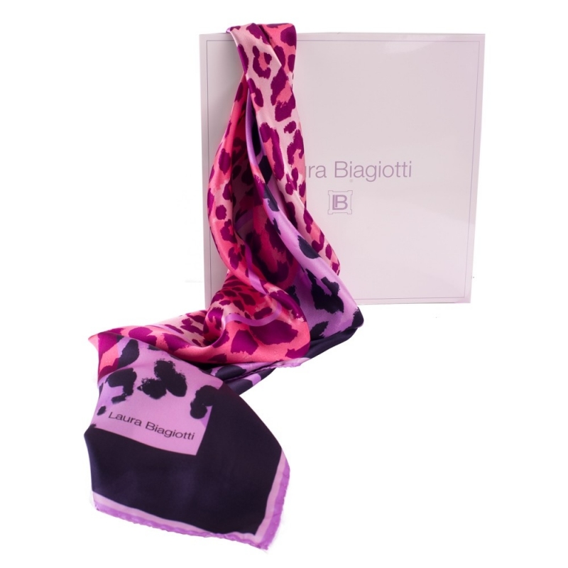 Esarfa Laura Biagiotti animal print mov