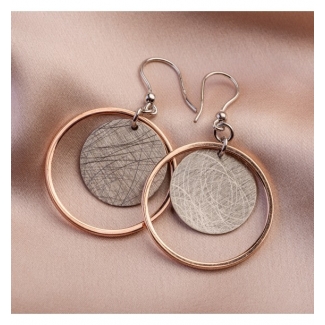 Gift: Loveday Spicey silk scarf and silver earrings Dream Big