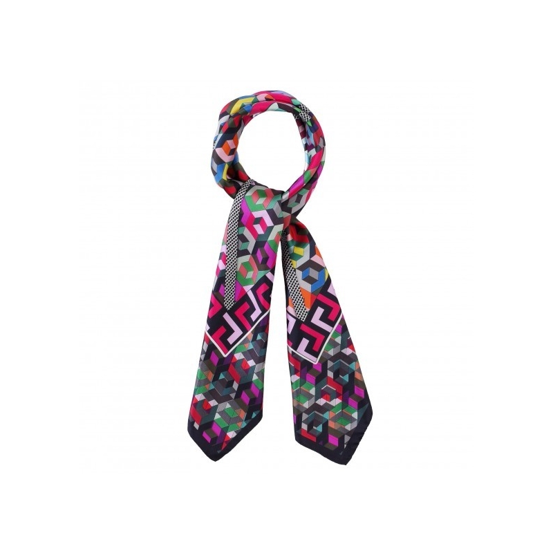 Gift: RR Vasareli pink silk scarf and silver silk ring