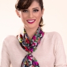 Gift: RR Vasareli pink silk scarf and silver silk ring