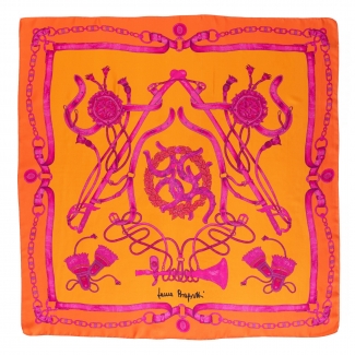 Gift: Loveday Spicey silk scarf and silver earrings Dream Big