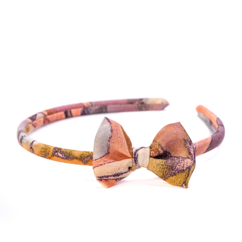 Silk Headband Dolce Vita Coral