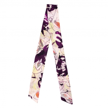 Esarfa matase twilly Fifth Avenue