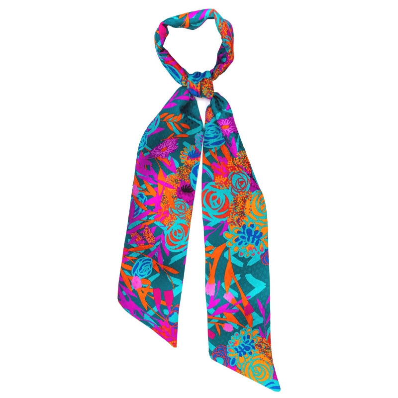 Silk Scarf Chanson Coloniale